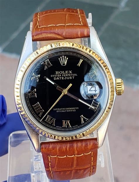 rolex datejust 1601 two-tone|rolex datejust 1601 for sale.